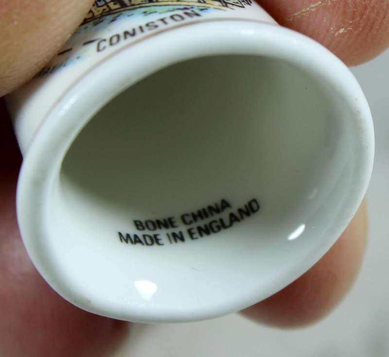 Bone China thimble - Coniston