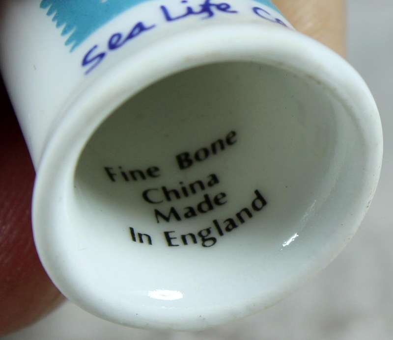 Bone China thimble - octopus - sea life centres