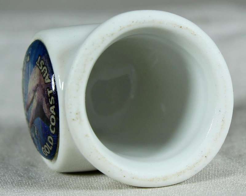 Bone China thimble - sea world gold coast - Australia