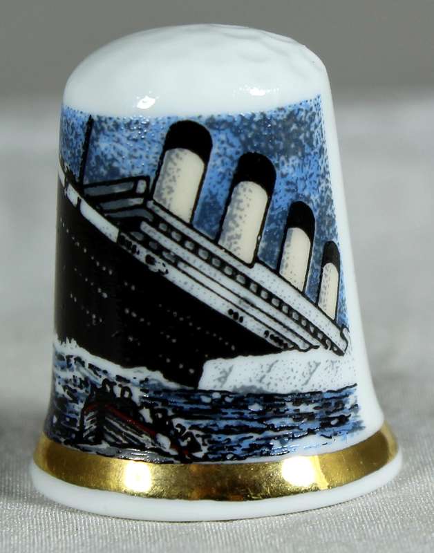 Bone China thimble - Titanic