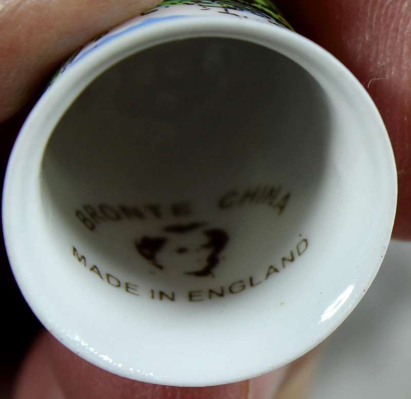 Bone China thimble - Ross-on-Wye - Bronte China