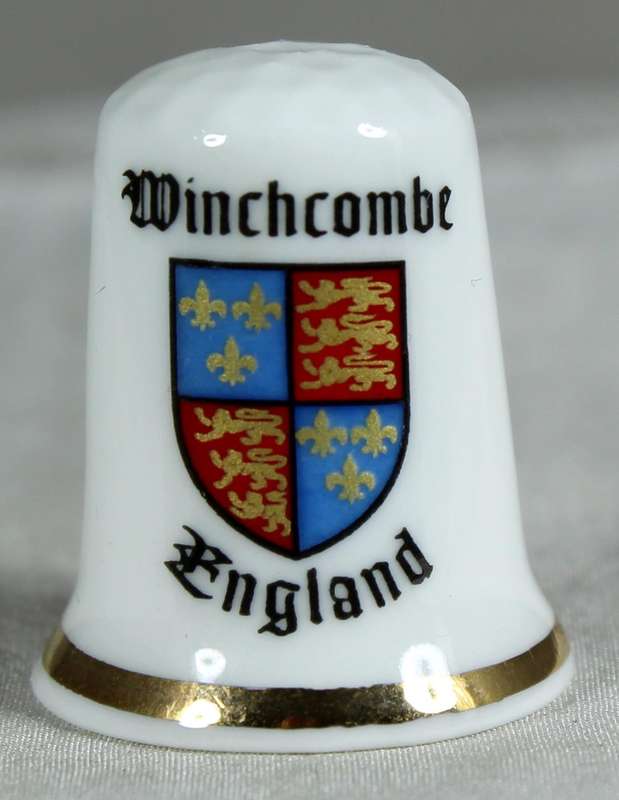 Bone China thimble - Winchcombe - Sampson souvenirs