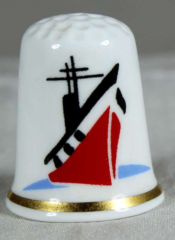 Bone China thimble - Brunel's Great Britain