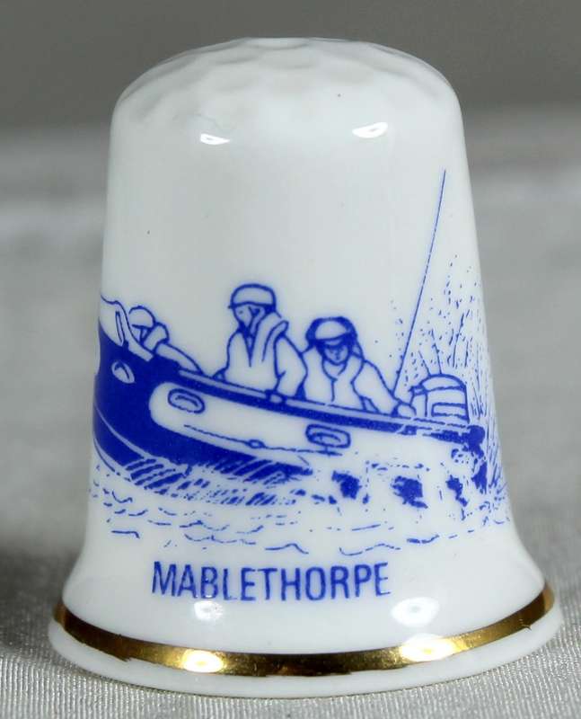 Bone China thimble - Mablethorpe