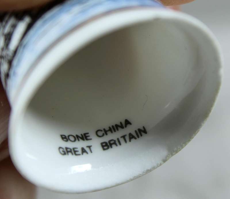 Bone China thimble - Waverley