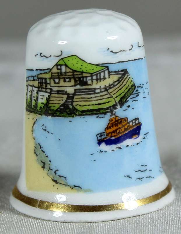 Bone China thimble - RNLI lifeboat