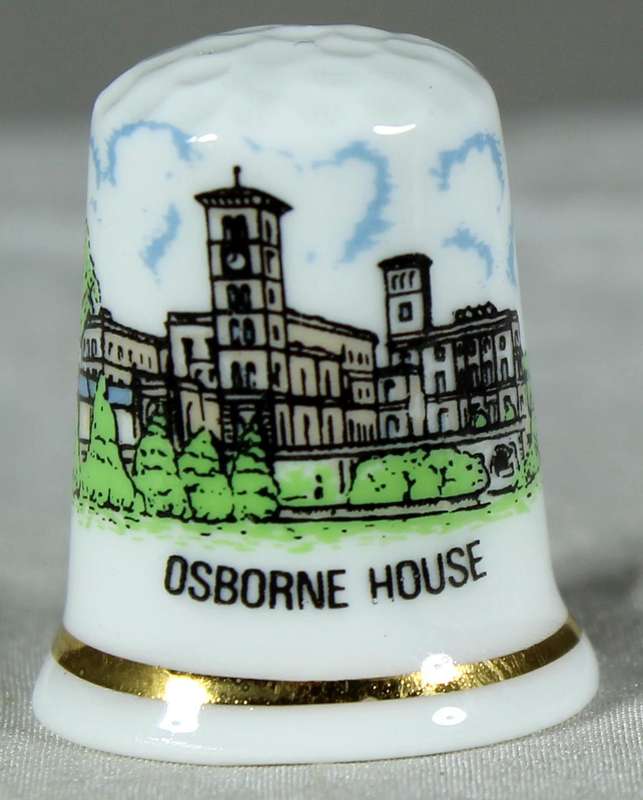 Bone China thimble - Osborne house - Jean Manson