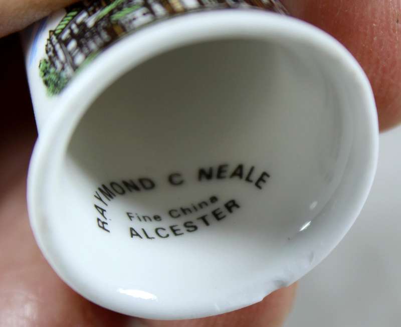 Bone China thimble - Buckfast Abbey - Raymond & Neale
