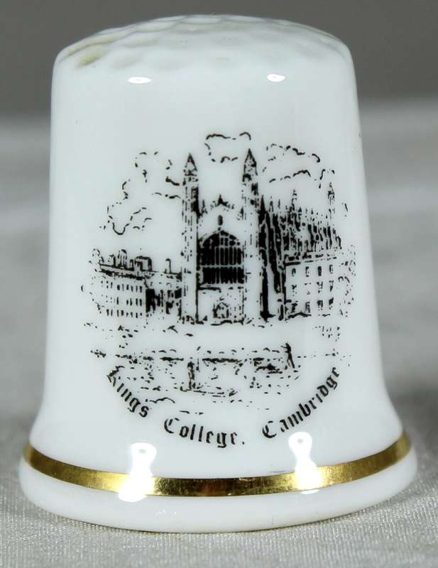 Bone China thimble - Kings collage Cambridge - Ashley Down