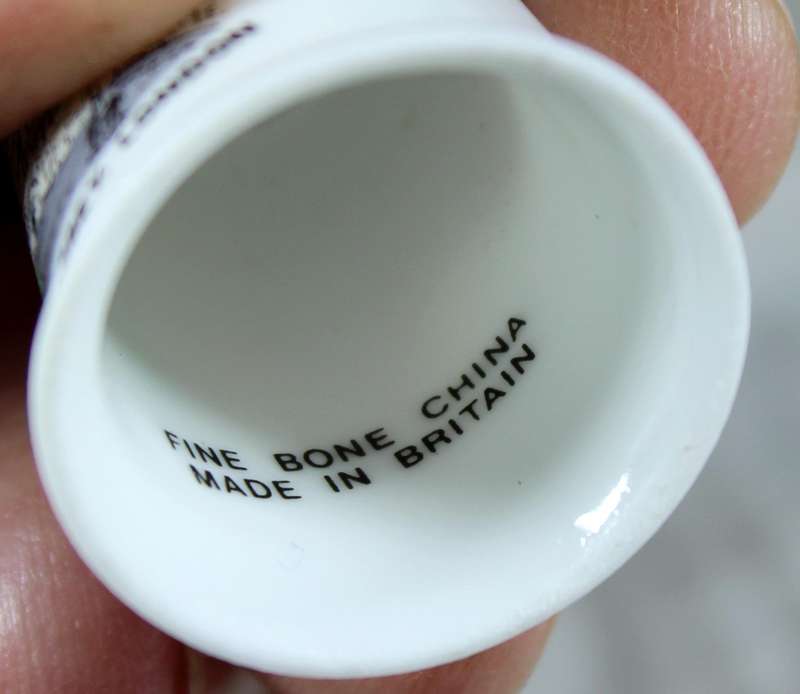 Bone China thimble - Westminster Abbey - London