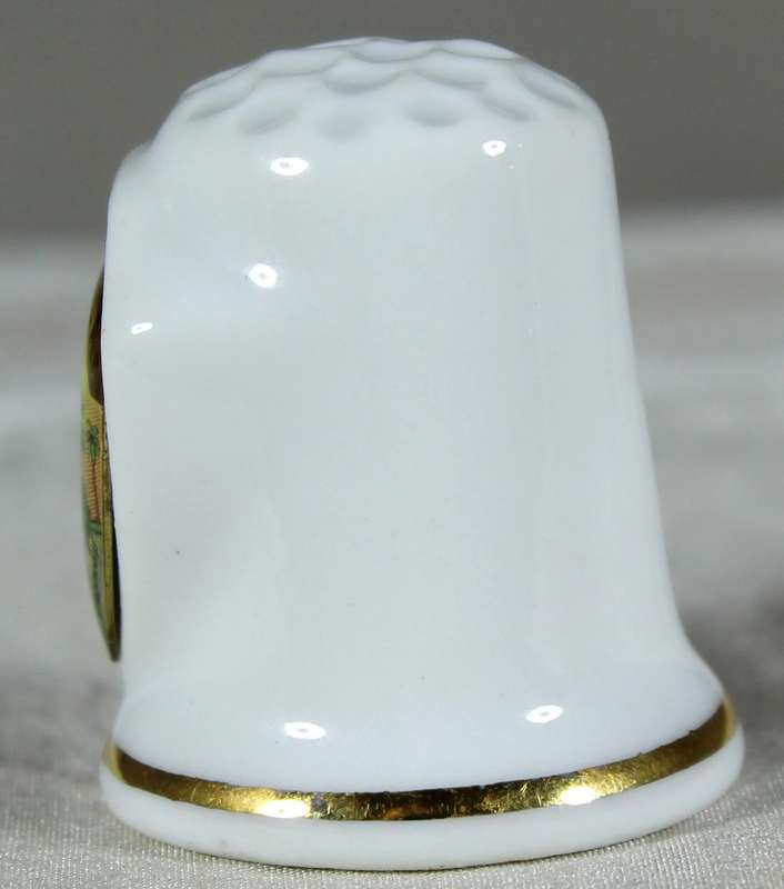 Bone China thimble - Antigua