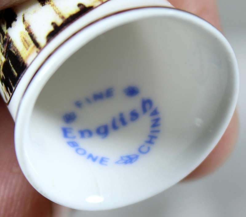 Bone China thimble - Exeter cathedral