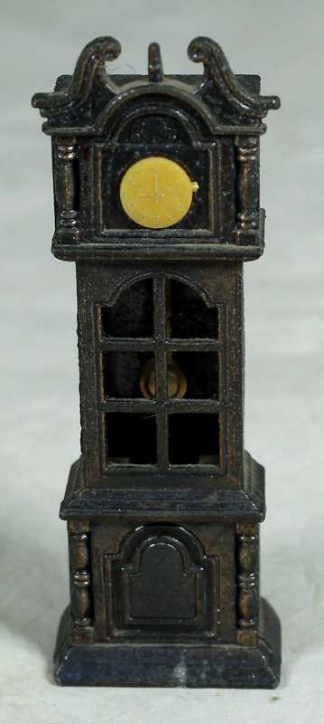Miniature brass pencil sharpener - Vintage grand father clock