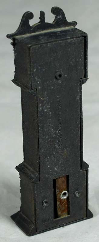 Miniature brass pencil sharpener - Vintage grand father clock