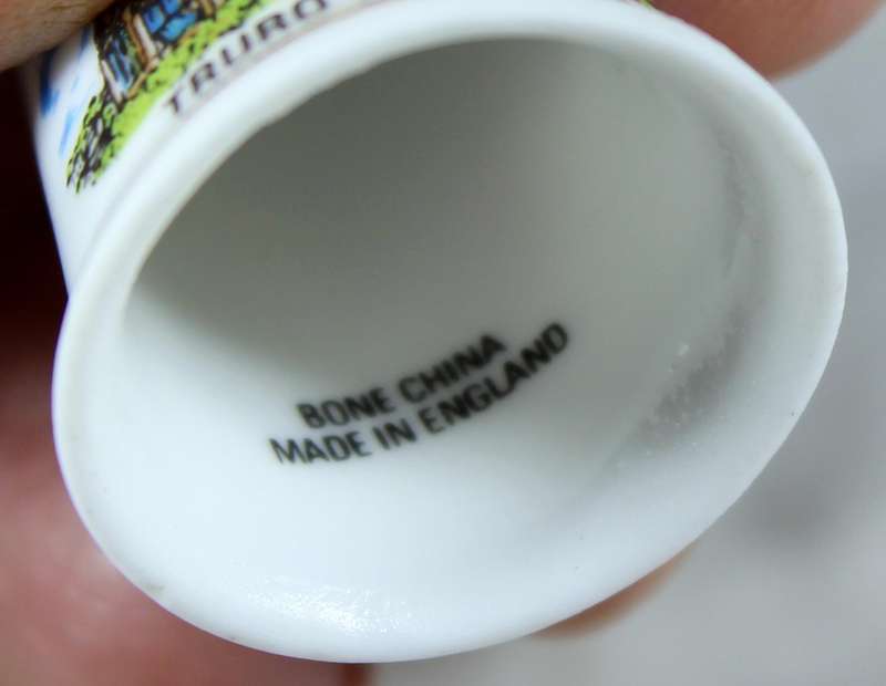 Bone China thimble - Truro Cathedral