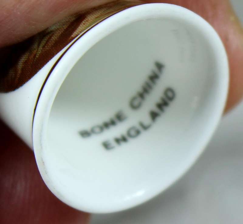 Bone China thimble - Spitfire