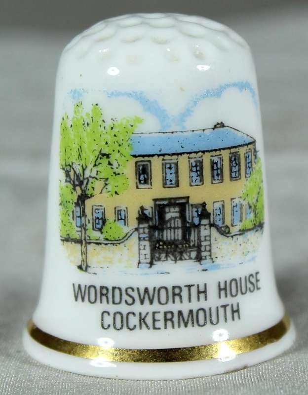 Bone China thimble - Wordsworth House - Cockermouth - The National Trust