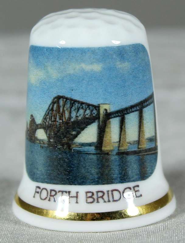 Bone China thimble - Forth Bridge