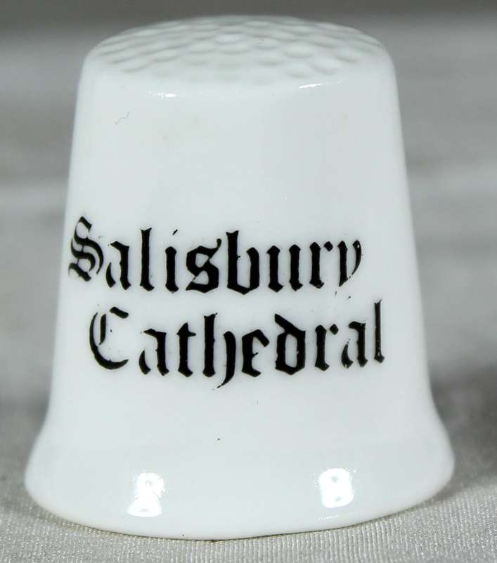 Bone China thimble - Salisbury Cathedral - Finsbury