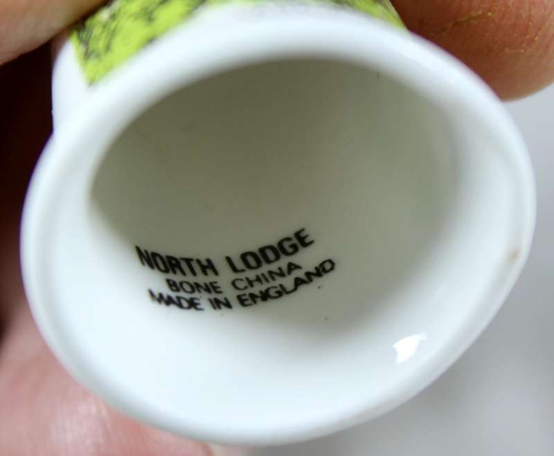 Bone China thimble - Windermere - North Lodge