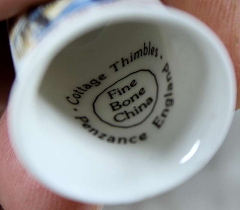Bone China thimble - Bridge of Sighs - Cottage Thimbles