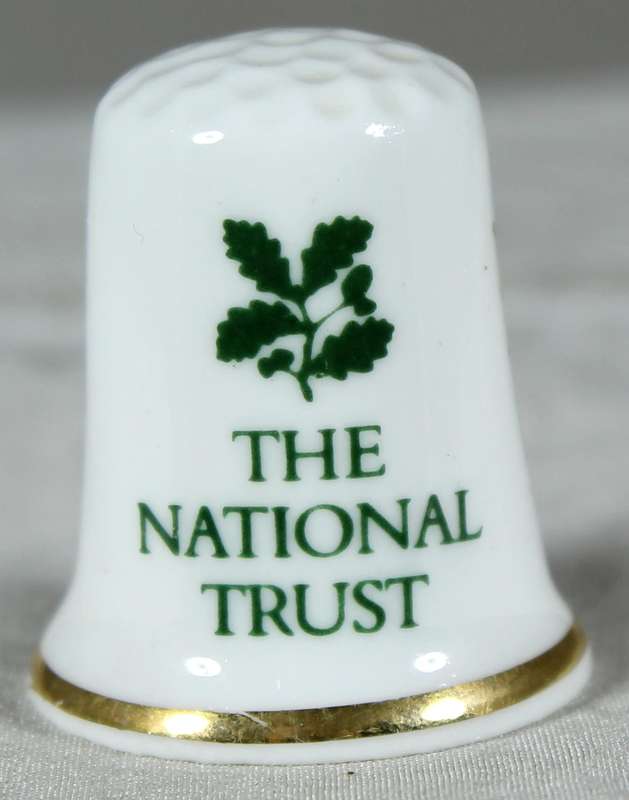 Bone China thimble - Hadrian's Wall - National Trust