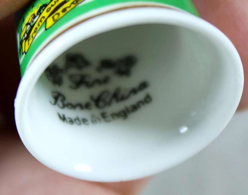 Advertising thimble - Ambrosia custard