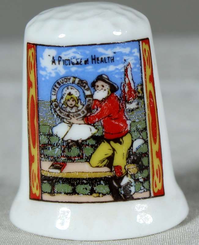 Advertising thimble - Lifebuoy Soap - Palgrave