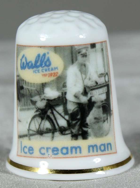 Advertising thimble - Wall's Icecream - Thimble Guild