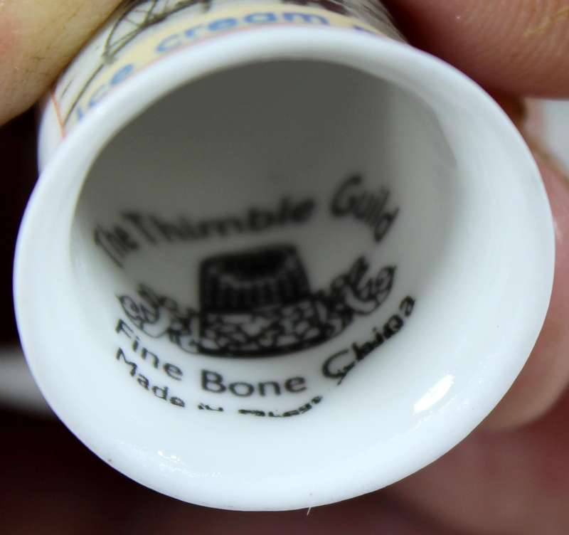 Advertising thimble - Wall's Icecream - Thimble Guild