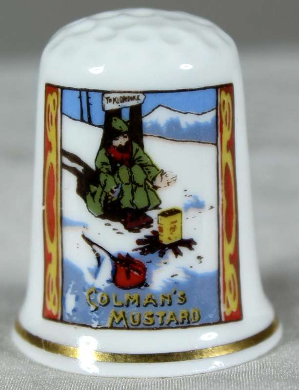 Advertising thimble - Colman's mustard