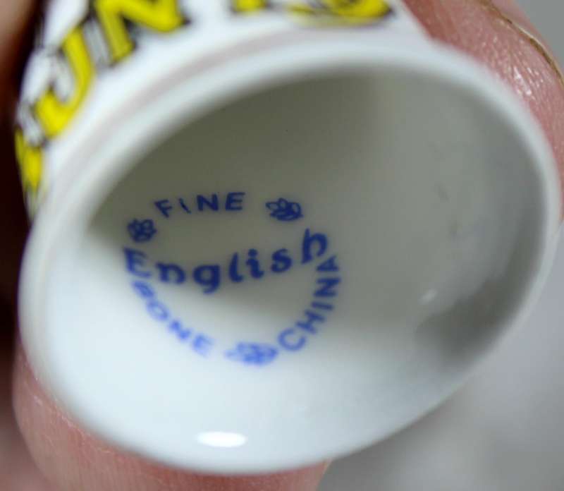Advertising thimble - Bunty