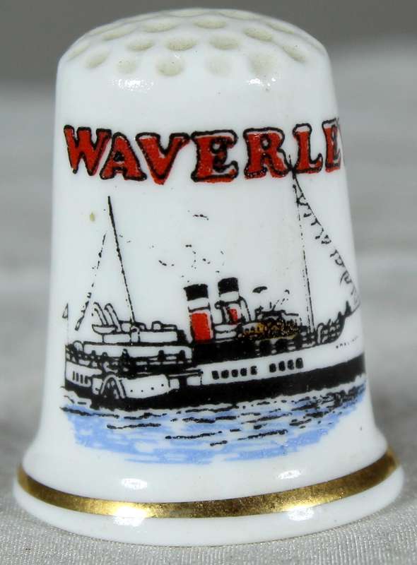 Bone China thimble - Waverley - Birchcroft