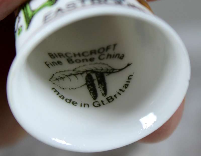 Bone China thimble - Eastborne - Birchcroft