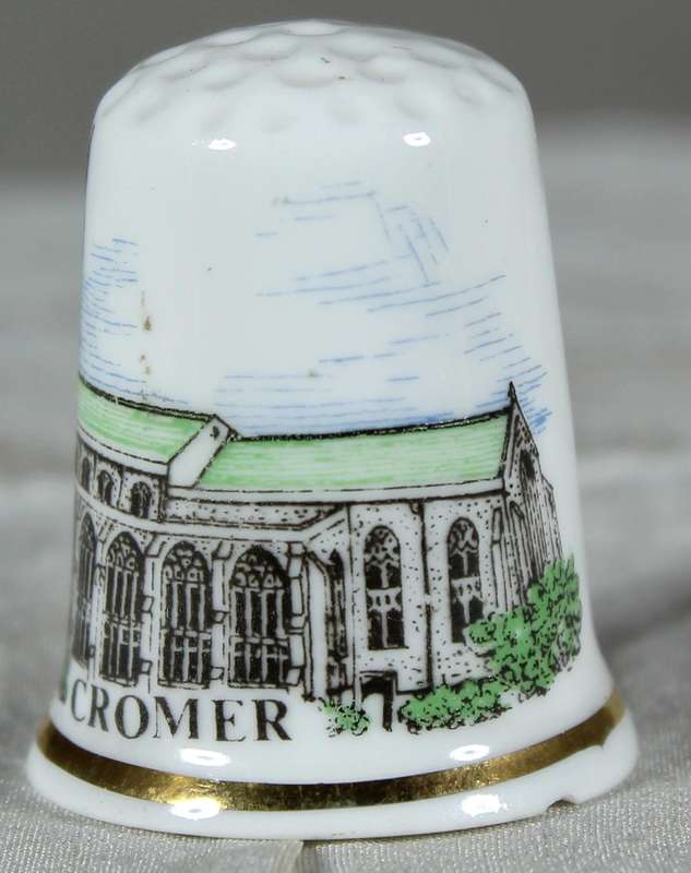 Bone China thimble - Cromer