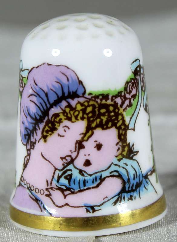 Bone China thimble - Mother - Caverswall