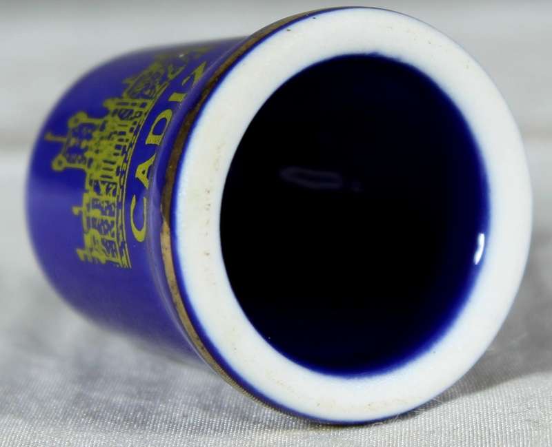 Bone China thimble - Cadiz