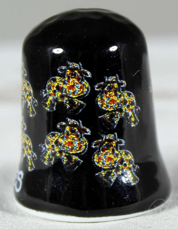 Bone China thimble -  Potes