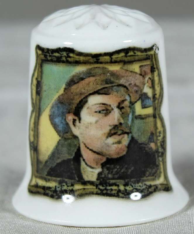Bone China thimble - Paul Guaguin