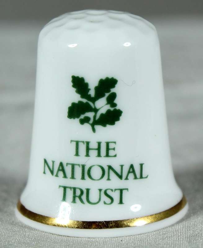 Bone China thimble - Chedworth Roman Villa - National Trust