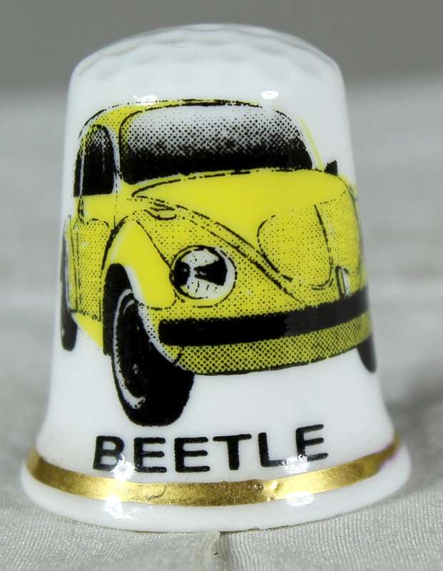 Bone China thimble - Beetle - Norfolk