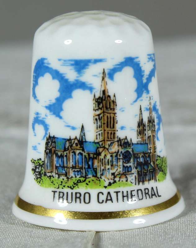 Bone China thimble - Truro Cathedral