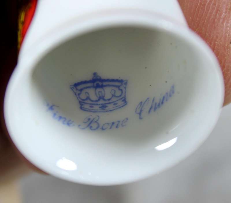 Bone China thimble - Brugge