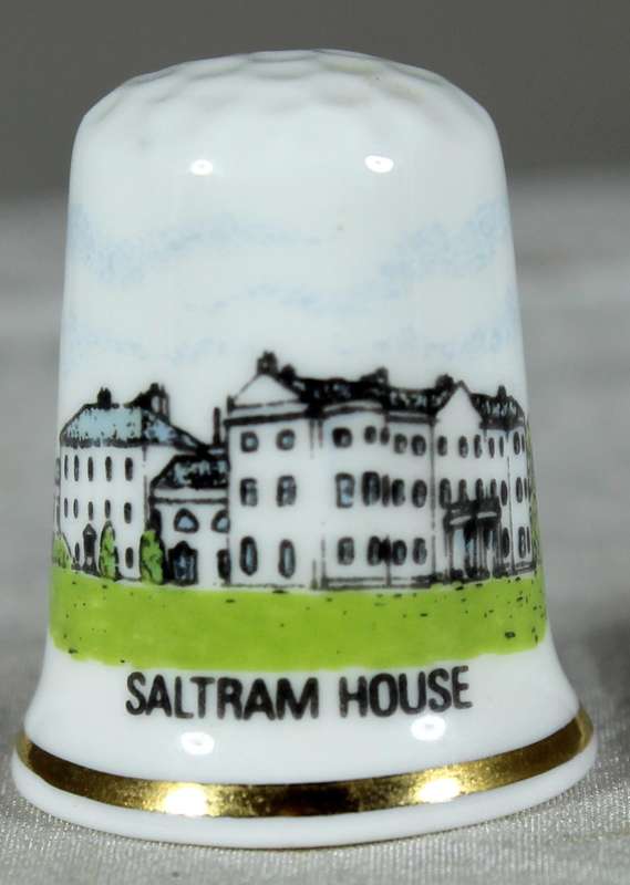Bone China thimble - Saltram House - National Trust