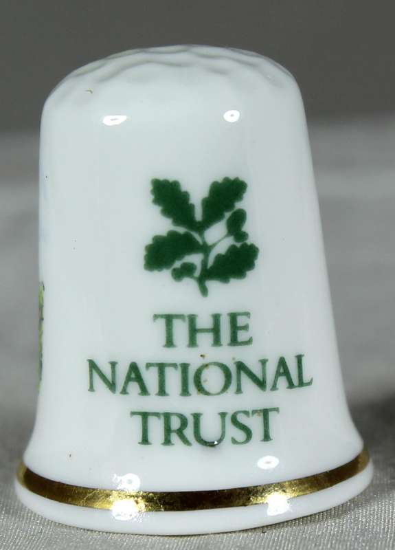 Bone China thimble - Saltram House - National Trust