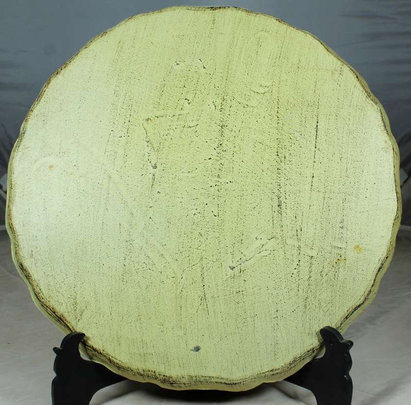 Painted tray with flowers