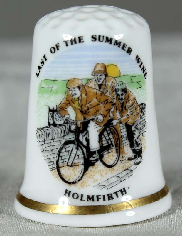 Bone China thimble - Last of the summer wine - Holfmirth