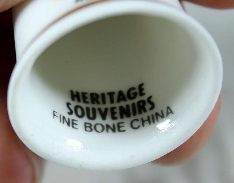 Bone China thimble - Last of the summer wine - Holfmirth
