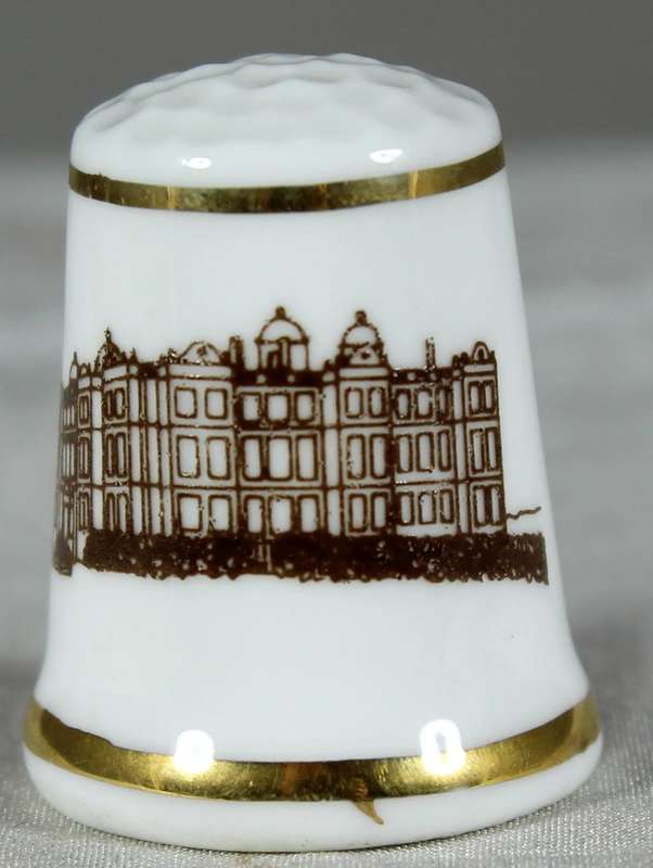 Bone China thimble - Longleat House - Thimble Collectors Society