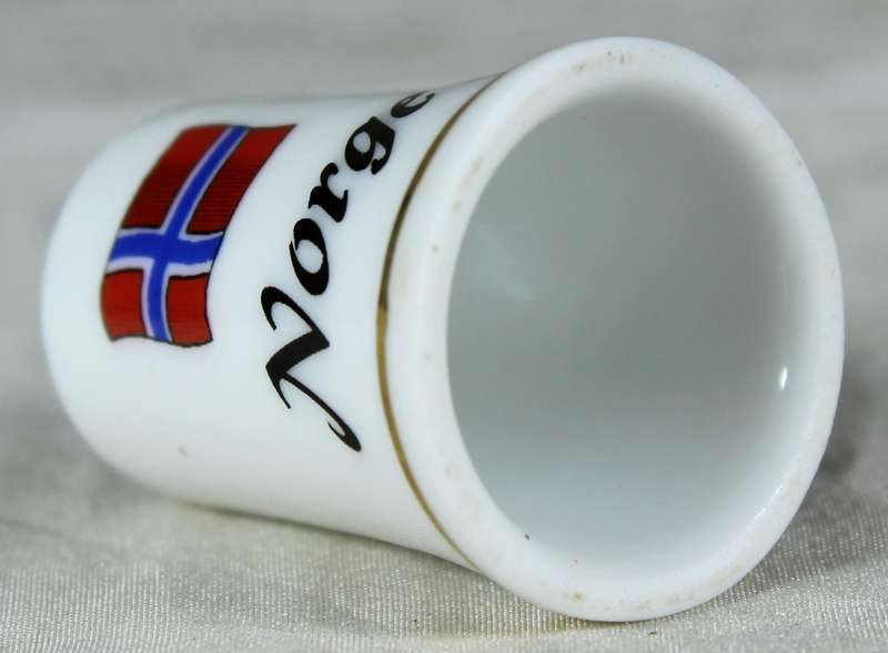 Bone China thimble - Norge